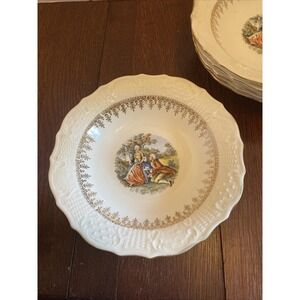 Vintage Washington Colonial Vogue Dinnerware Soup/Salad Bowl 22k Hallmark Cannon